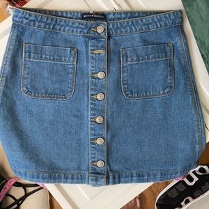 Brandy Melville mini jean skirt